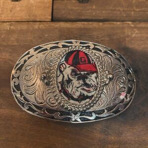 Vintage Western Bulldog Belt Buckle